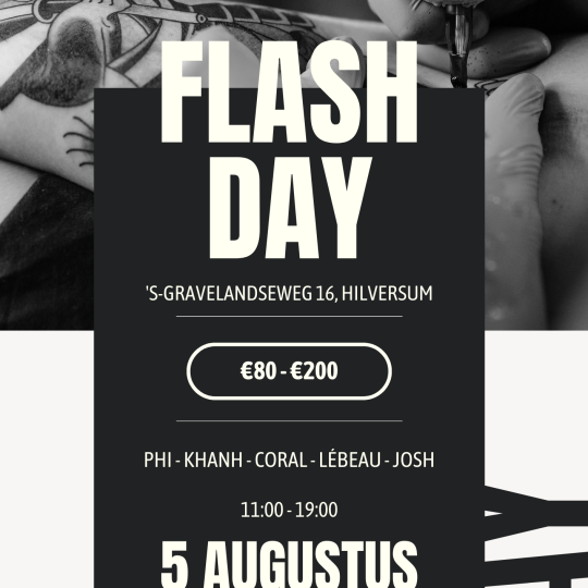 FLASHDAY AUGUST 5th